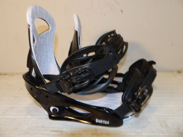 Youth Burton Smalls ReFlex Bindings - Black / White