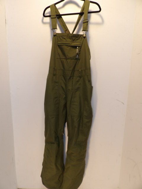 Women's Burton Goretex Avalon Size Medium Green Bibs - Green