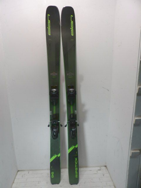 Men's Elan Ripstick 96 w/ Attack Size 172cm Downhill Skis - Green
