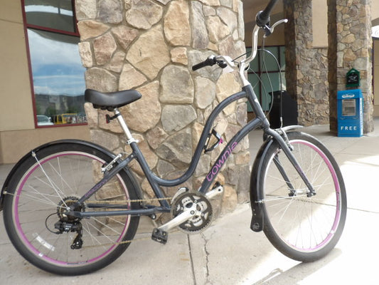 Electra Townie - 21 d - 21 Speed - Grey / Purple