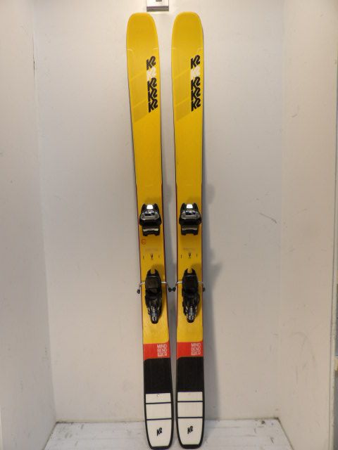 Mens K2 Mindbender 108 w/ Griffon Size 179cm Downhill Skis - Yellow