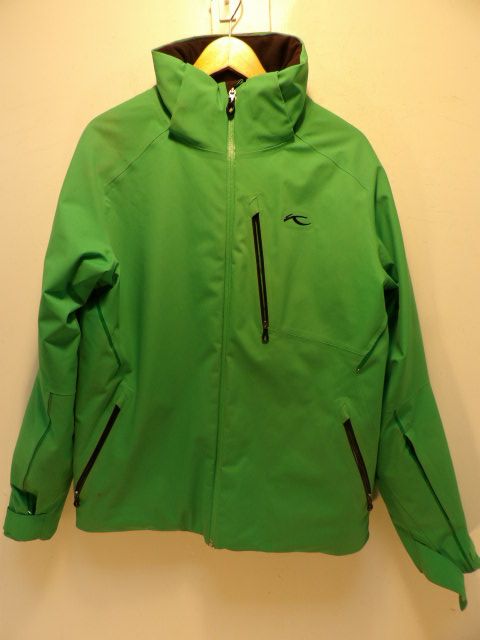 Mens Kjus Size Medium Green Jacket - Green