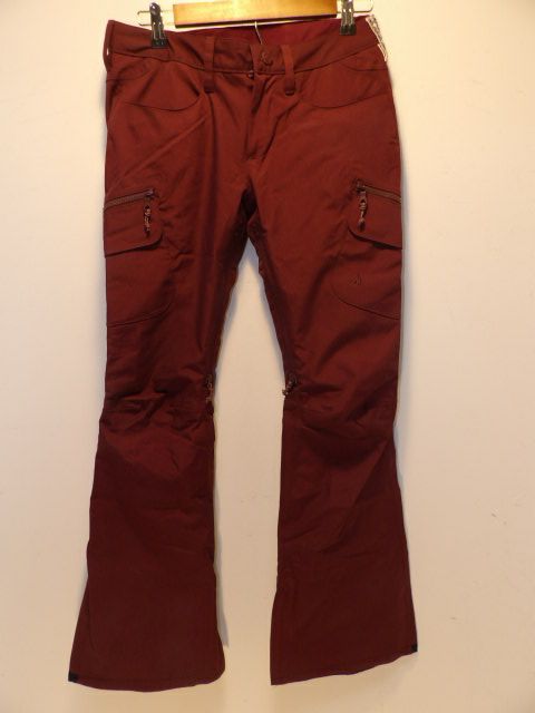 Women's Burton Size XS Maroon Pants - Maroon