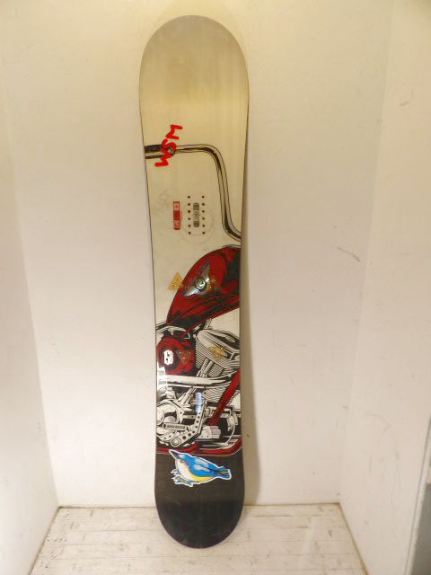 Men's Flow Quantum Size 158cm Snowboard - White / Maroon / Black