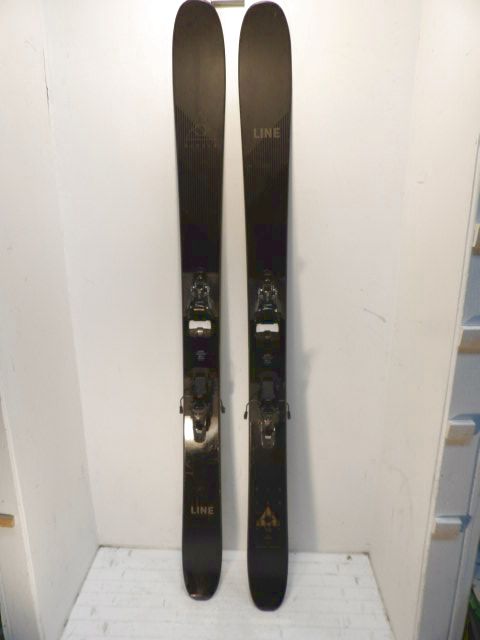 Mens Line Vision 118 W/ S Lab Shift 13 AT Skis - Black