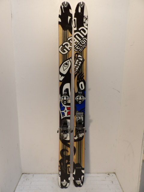 Mens Dynafit Grand Teton w/Dynafit ST & Skins Size 173cm AT Skis - Wood/Multi