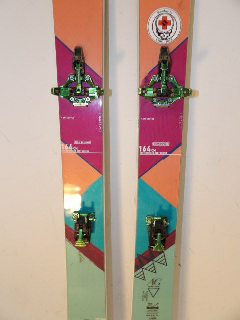 Womens Faction Agent 90 w/ Dynafit Suprlite Size 164cm AT Skis - Blue/ Peach