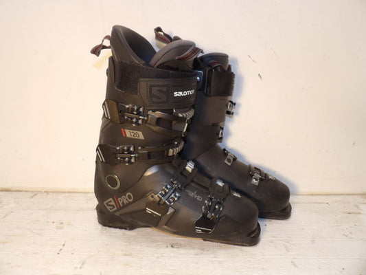 Mens Salomon S Pro 120  Size 28.5 Downhill Boots - Black