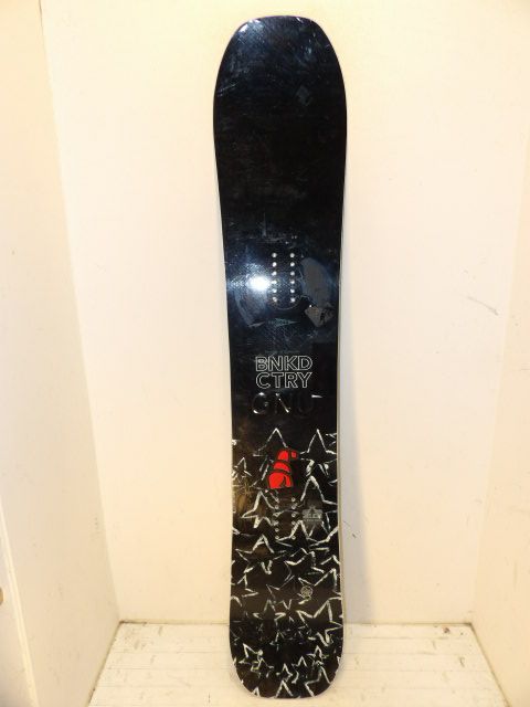 2025 Mens Gnu Banked Country Size 159CM Snowboard - Black