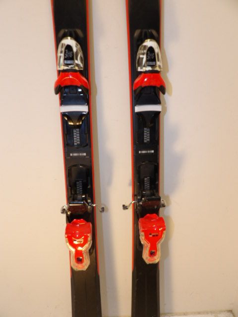 Mens Rossignol Exp 74 w/ Look Size 176cm Downhill Skis - Black