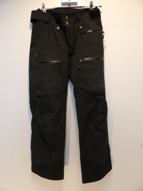 Women's Norrona Size Small Black Pants - Black