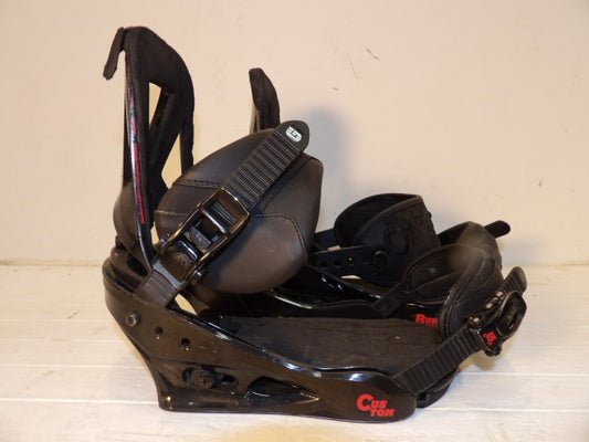 Mens Burton Custom Size Medium Bindings - Black