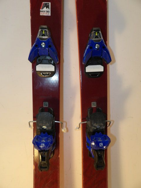 2018 Mens Salomon QST w Salomon STH 16 Size 174cm Downhill Skis - Red