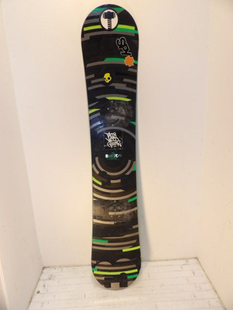 Men's Burton Clash Size 155cm Snowboard - Green / Black