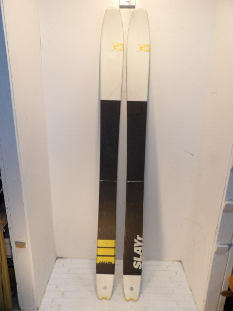 Mens G3 Slayr Carbon W/ 114 W/ Skins Size 185cm AT Skis - Black