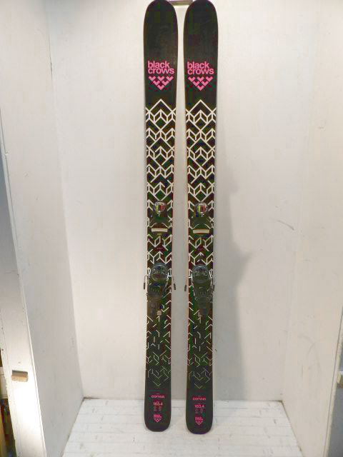 Mens black crows corvus 107 w/ Pivot  Size 183cm Downhill Skis - Black / White