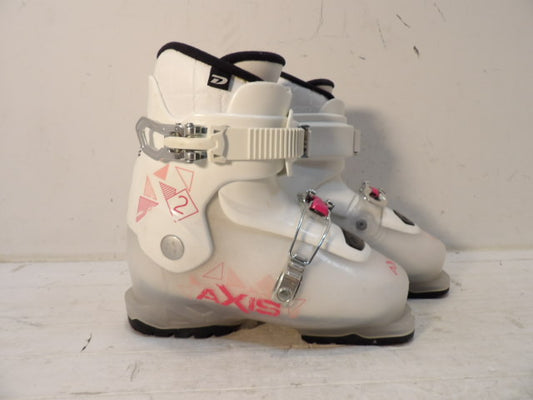 Youth Axis 2 Size 22.5 Downhill Boots - Clear/White