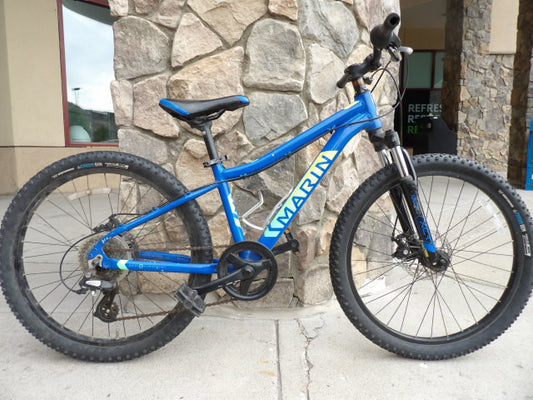 Marin Bayview Trail 24" Kid's Bike - Blue