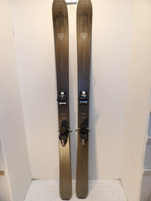 Mens Rossignol Sender 104 w/ Jester Size 186cm Downhill Skis - Brown