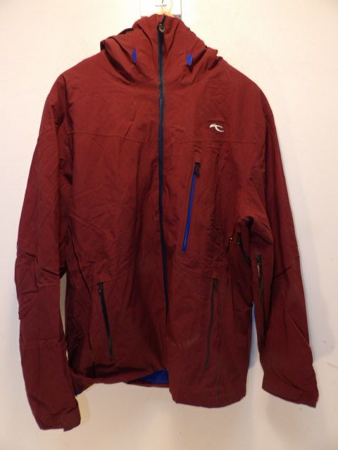 Mens Kjus Formula Size XL Maroon Jacket - Maroon