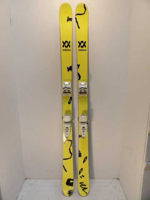 Mens Volkl Revolt 87 w/ Squire  Size 177cm Downhill Skis - Yellow