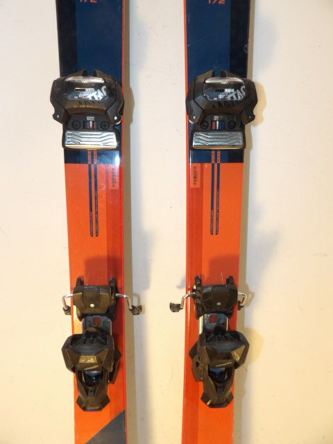 Men's Elan Rip Stick 88 w/ Attack  Size 172cm Downhill Skis - Blue / Red