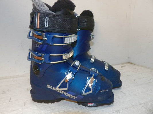 Womens Lange RX 90 Size 22.5 LV Downhill Boots - Blue