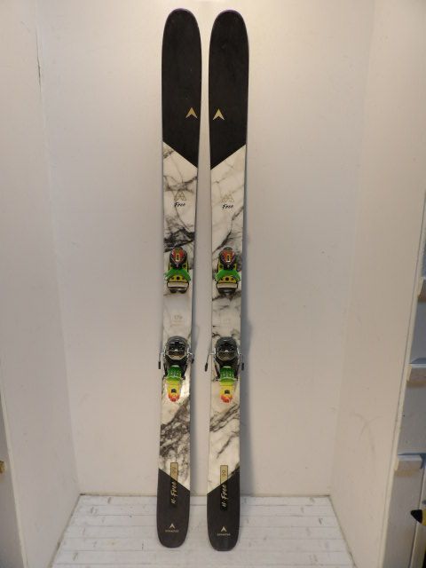 Mens Dynastar M-Free 99 w/ Look Pivot Size 179cm Downhill Skis - Black / White