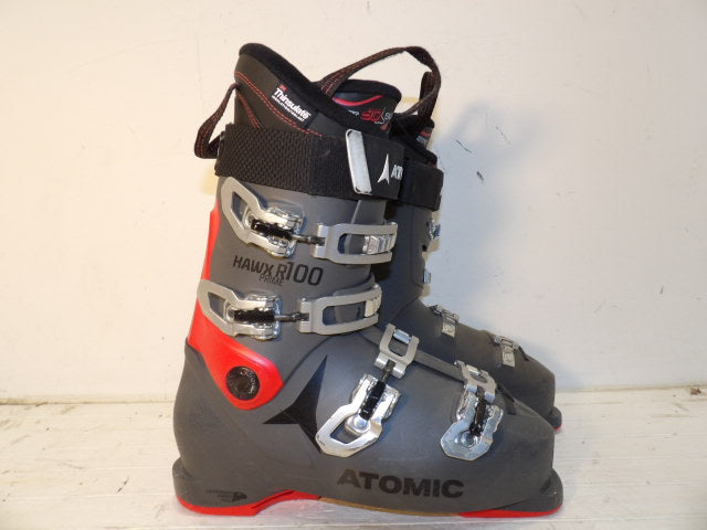 Mens Atomic Hawx Prime R100 Size 28.5 Downhill Boots - Grey