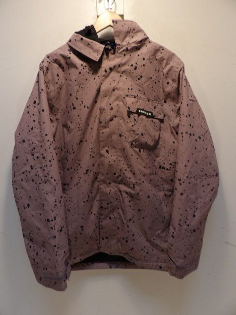 Men's Burton Dunmore Size Medium Purple Jacket - Purple / Dots