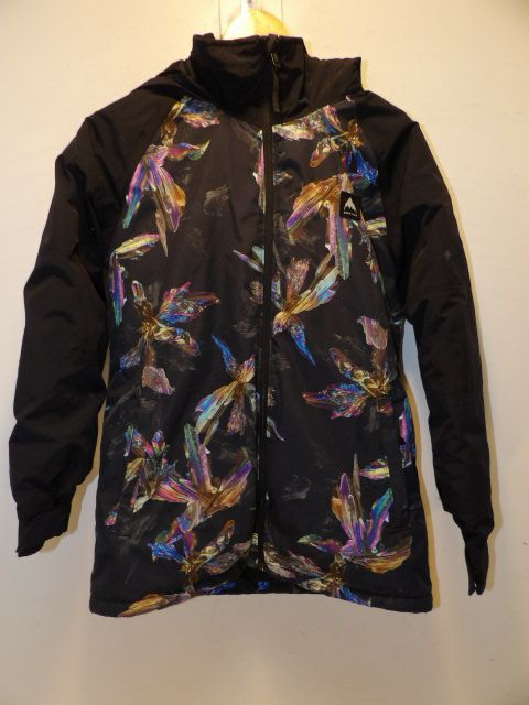 Youth Burton XL Black Jacket - Black / Color Cystals