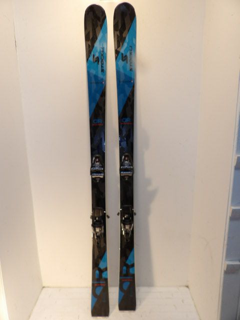 Mens Stockli AR Montero w/ X Comp  Size 180cm Downhill Skis - Black / Blue