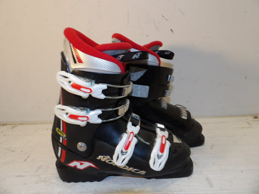 Youth Nordica Size 23.5 GP TJ Kids Boots - Black / Red