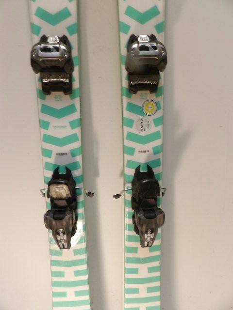 Mens black crows artis w/ Griffon Size 184cm Downhill Skis - White / Teal