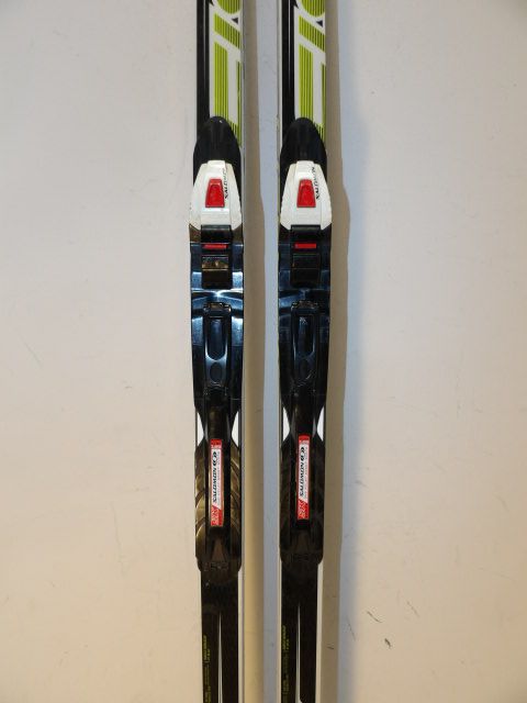 Fischer RCR Skate w/ Salomon SNS - 182cm Nordic Skis - Black