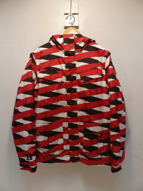 Men's Burton Size S Jacket - Red/White/Black