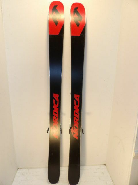 Mens Nordica Enforcer 100 w/ Warden Size 172cm Downhill Skis - Red / Blue