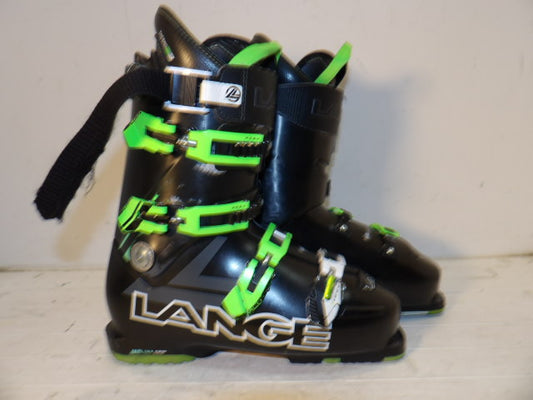Men's Lange RX Size 27.5 Downhill Boots - Black / Green