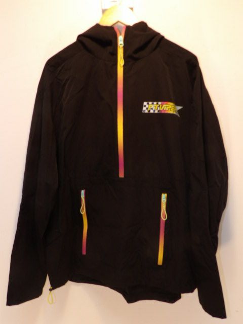 Men's Pit Viper Size Large Black Jacket - Wind Jacket