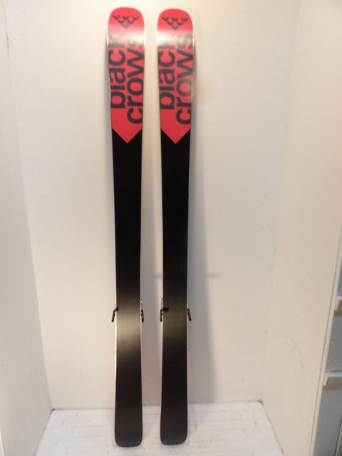 Mens black crows camox  w/ M 10 Size 174cm Downhill Skis - Red / Black