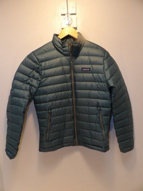 Mens Patagonia Size Small Blue Puffy Jacket - Bluegreen