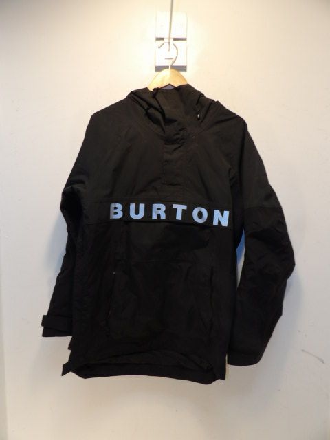 Mens Burton Anorak Size XS Black Jacket - Black