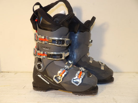 Unisex Nordica Sports Machine 90 Size 25.5 Downhill Boots - Grey - Gripwalk