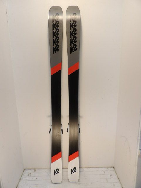 Mens K2 Mindbender 90 w/ Strive 12 Size 170cm Downhill Skis - Silver