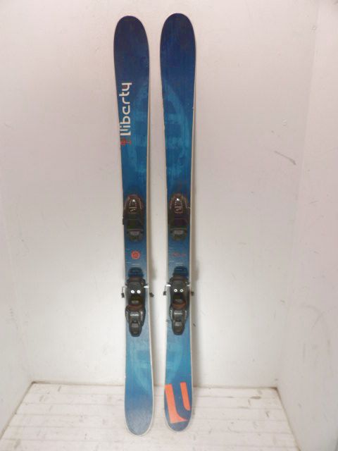 Youth Liberty Helix Size 138cm Kids Skis - Teal