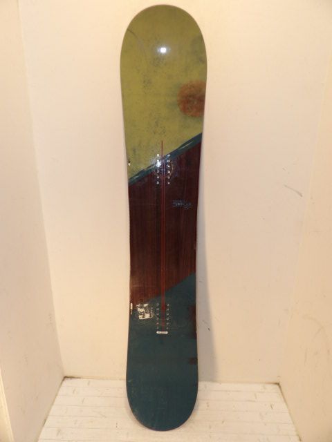 Mens Rossignol Templar Size 159 WIDE Snowboard - Brown / Green / Blue