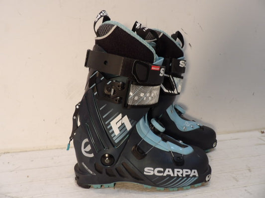 Womens 2025 Scarpa F1 Size 25.5 AT Boots - Navy