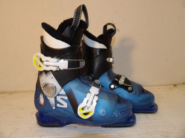 Youth Salomon Size 21.5 Kids Boots - Blue