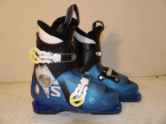 Youth Salomon Size 21.5 Kids Boots - Blue