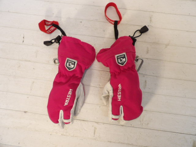 Hestra Pink Gloves - Pink / White